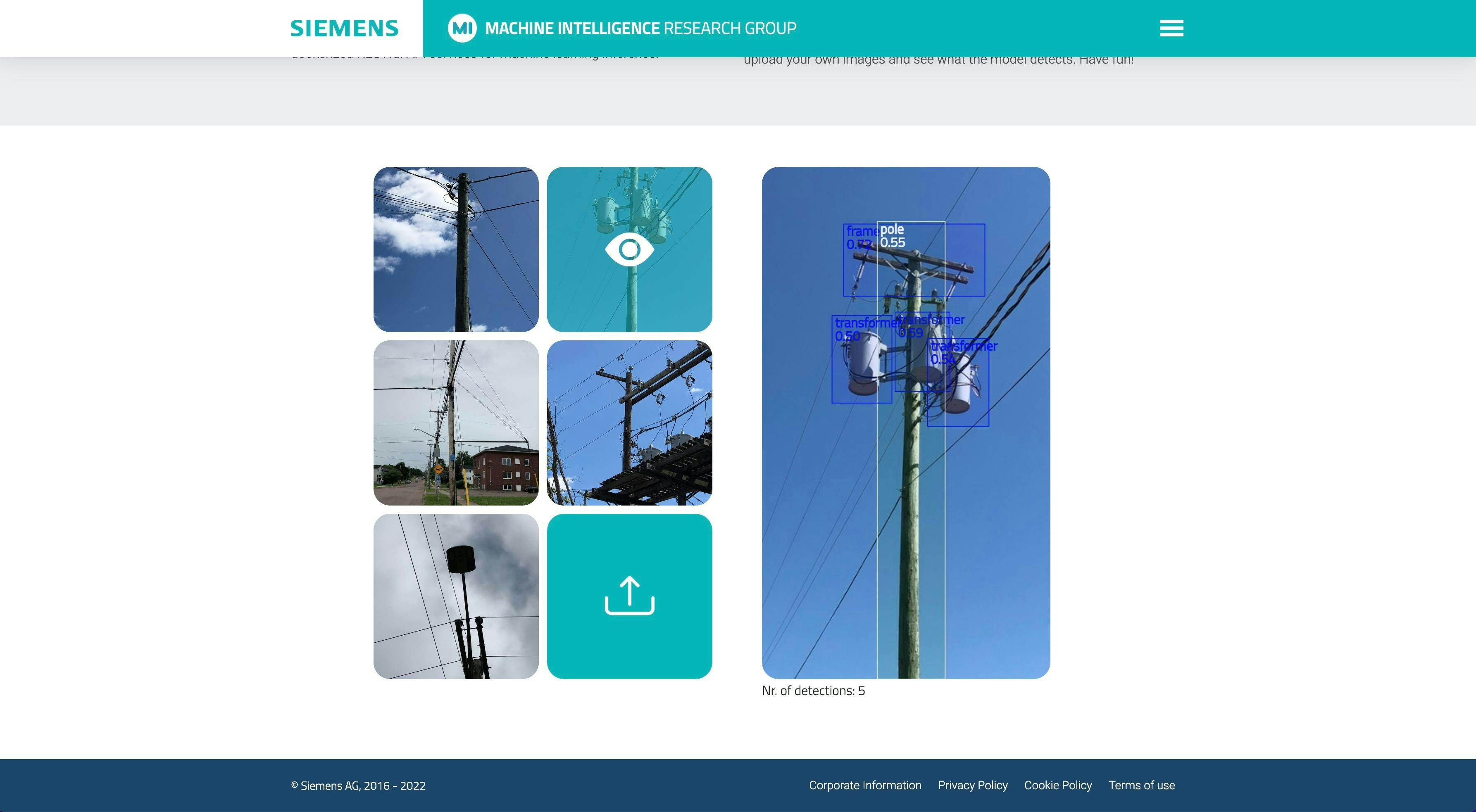 Siemens MIRG miVISION Demo App